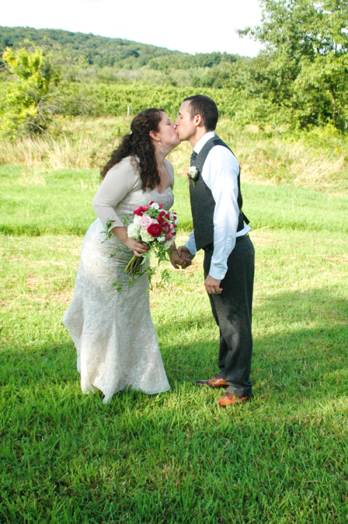 Peter & Karen's Intimate Rustic Wedding at Hopkins Vineyard